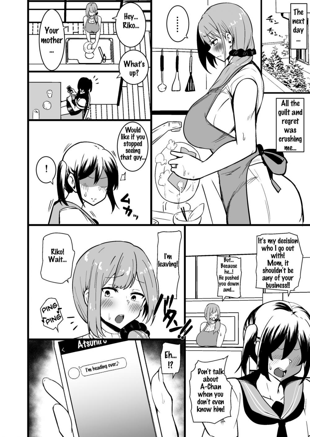 Hentai Manga Comic-Musume no Kareshi ni Ochiru Okaa-san-Read-21